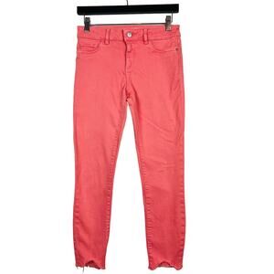 DL1961 Florence Instasculpt Jeans Cropped Salmon Pink - 25
